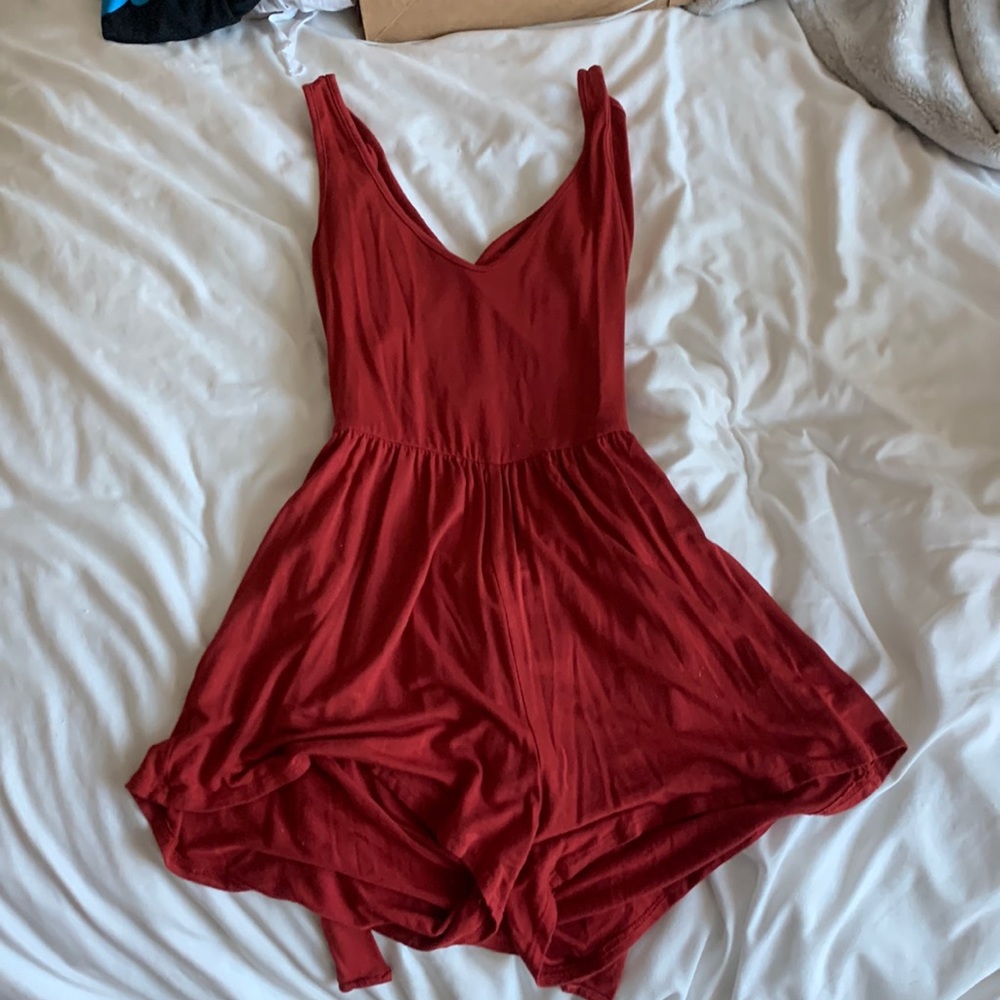 Red romper